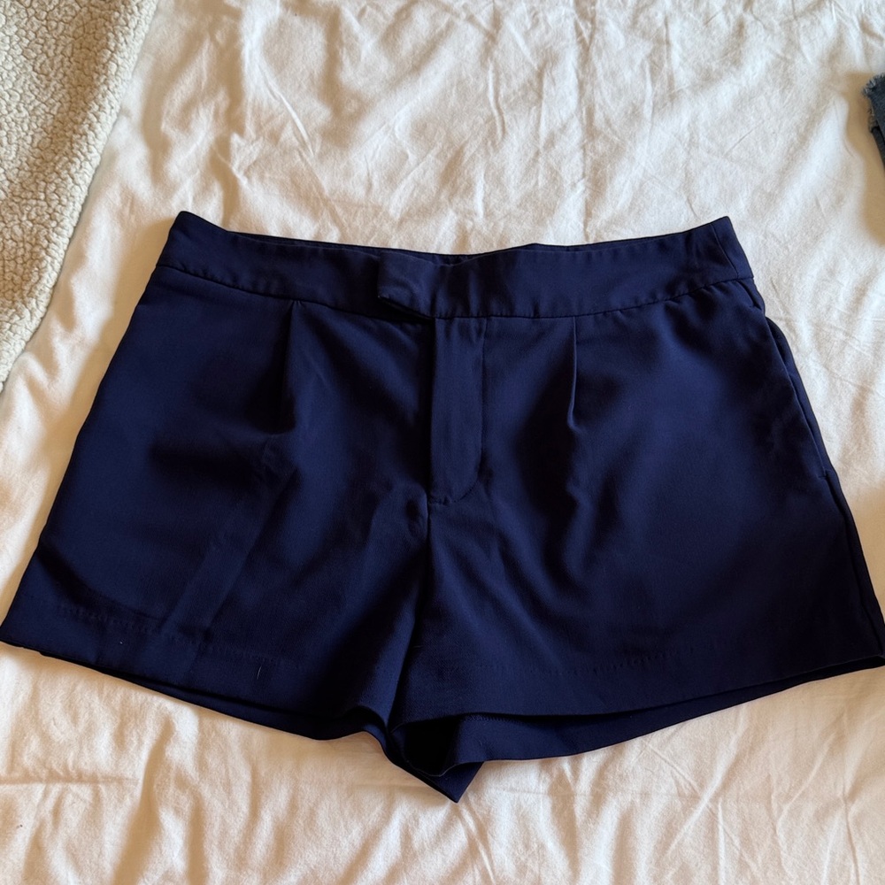 a new day Navy High-Waist Tailored Shorts